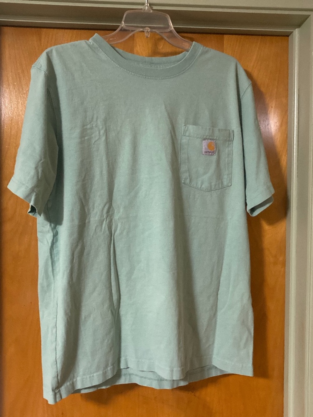 Carhartt 100% Cotton Relaxed Fit Short Sleeve T Shirt with Pocket Size Large